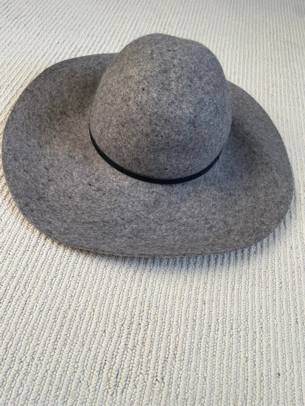 Grey Wool Hat